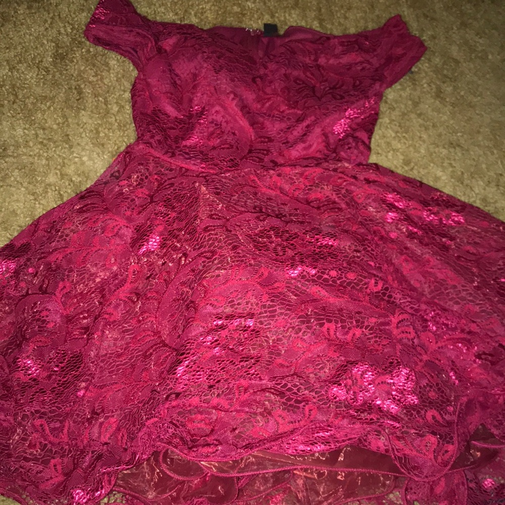 Red homecoming dress